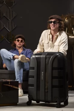 ©TROLLEYZ - Paris No.5 - Reiskoffer - 78cm Met TSA Slot - Dubbele Wielen - 360° Spinners - 100% Polypropyleen - Reiskoffer In Piano Black -Reisopslagwinkel 800x1200 98