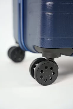 ©TROLLEYZ - Amsterdam No.9 - Trolley - 55cm Met TSA Slot - Dubbele Wielen - 360° Spinners - 100% ABS - Handbagage Koffer In Ocean Blue -Reisopslagwinkel 801x1200 1