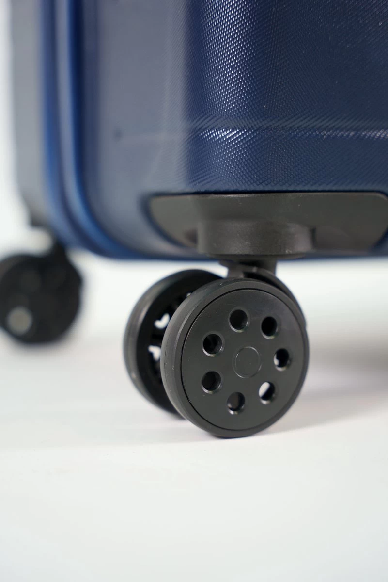 ©TROLLEYZ - Amsterdam No.9 - Reiskoffer 78cm Met TSA Slot - Dubbele Wielen - 360° Spinners - 100% ABS - Reiskoffer In Ocean Blue 5 ©TROLLEYZ - Amsterdam No.9 - Reiskoffer 78cm Met TSA Slot - Dubbele Wielen - 360° Spinners - 100% ABS - Reiskoffer In Ocean Blue - Afbeelding 5