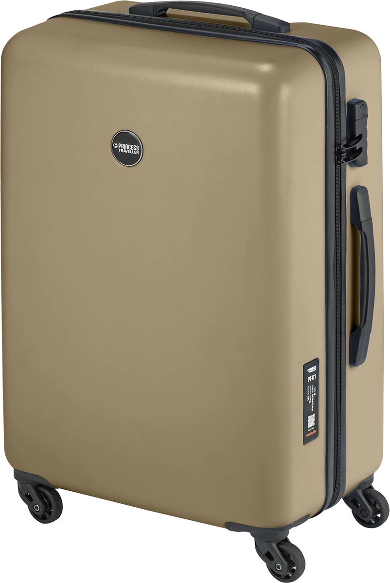 Princess Traveller PT01 - Reiskoffer - Pristine Bronze - M - 67cm 2 Princess Traveller PT01 - Reiskoffer - Pristine Bronze - M - 67cm - Afbeelding 2