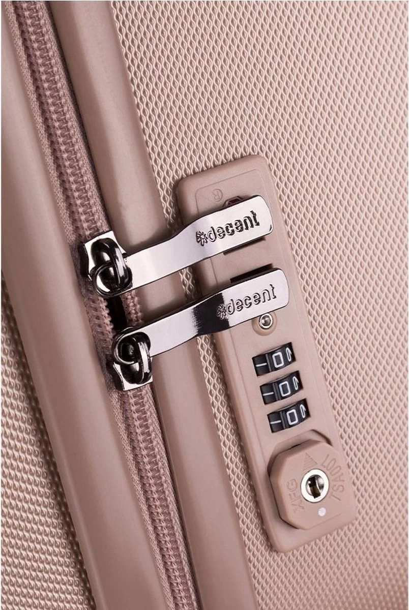 Decent Tranporto-One Handbagage Koffer 55 Cm - Zalmroze 11 Decent Tranporto-One Handbagage Koffer 55 Cm - Zalmroze - Afbeelding 11