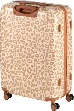 Princess Traveller Leopard - Reiskoffer - Crème/Taupe - L - 76cm -Reisopslagwinkel 806x1200 4