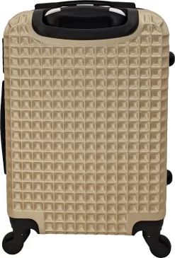 SB Travelbags Handbagage Koffer 51cm 4 Wielen Trolley - Champagne -Reisopslagwinkel 811x1200 4