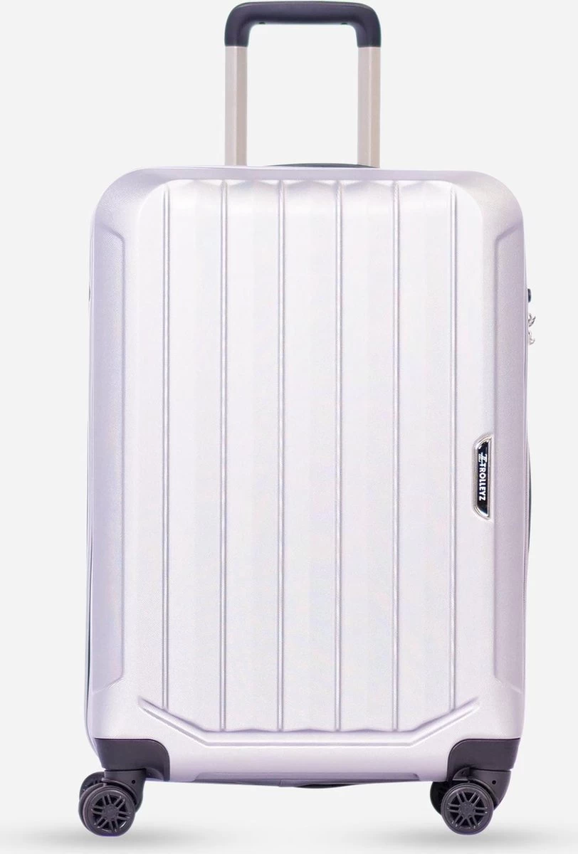 ©TROLLEYZ - Bali No.22 - Reiskoffer 69cm Met TSA Slot - Dubbele Wielen - 360° Spinners - 100% ABS - Reiskoffer In Metallic Grey 9 ©TROLLEYZ - Bali No.22 - Reiskoffer 69cm Met TSA Slot - Dubbele Wielen - 360° Spinners - 100% ABS - Reiskoffer In Metallic Grey - Afbeelding 9