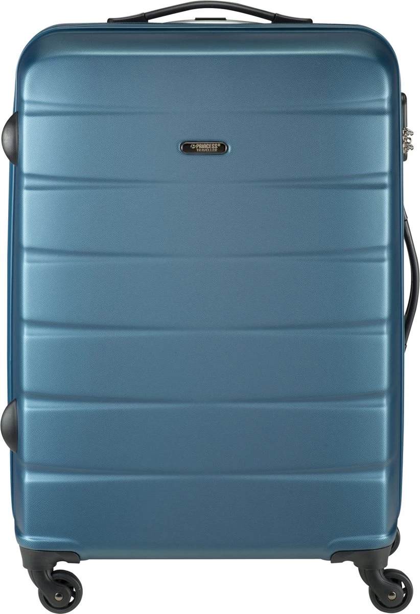Princess Traveller Grenada - Reiskoffer - Grijsblauw - M - 66cm 1 Princess Traveller Grenada - Reiskoffer - Grijsblauw - M - 66cm