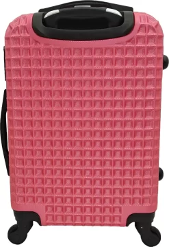 SB Travelbags Handbagage Koffer 55cm 4 Wielen Trolley - Roze -Reisopslagwinkel 824x1200