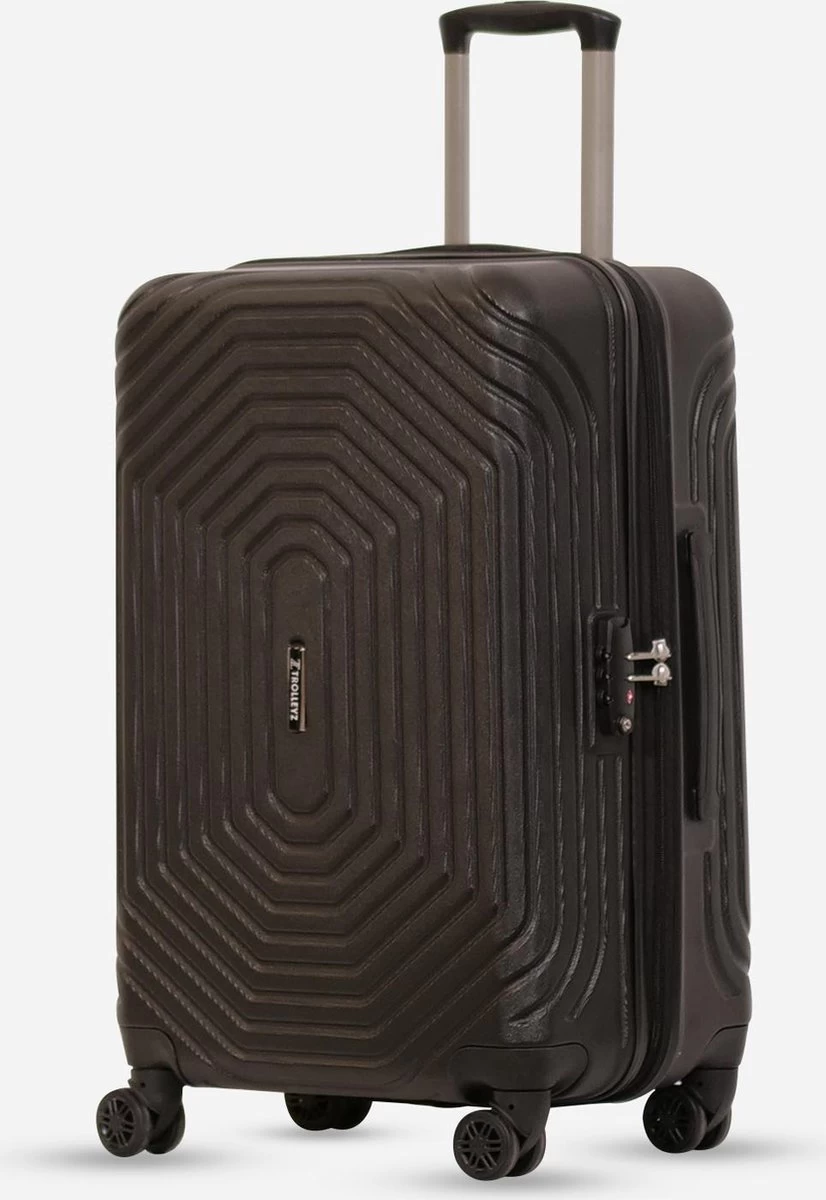 ©TROLLEYZ Florence No.7 - Reiskoffer 69 Cm - Night Black 8 ©TROLLEYZ Florence No.7 - Reiskoffer 69 Cm - Night Black - Afbeelding 8