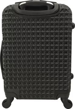 SB Travelbags Handbagage Koffer 55cm 4 Wielen Trolley - Zwart -Reisopslagwinkel 826x1200