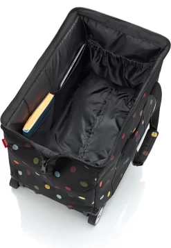 Reisenthel Allrounder Trolley Reiskoffer Reistas Op 2 Wielen - 30L - Dots Zwart -Reisopslagwinkel 830x1200