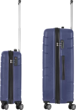 TravelZ Big Bars Kofferset - Trolleyset TSA 2-delig - Handbagage En Groot - Blauw -Reisopslagwinkel 830x1200 6