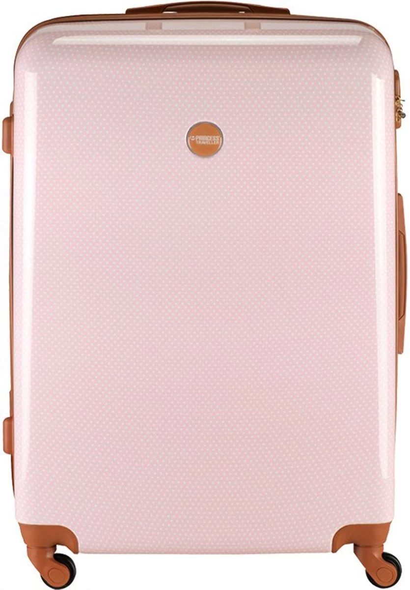 Princess Traveller Trendy Dots - Reiskoffer- Roze - L - 76cm 6 Princess Traveller Trendy Dots - Reiskoffer- Roze - L - 76cm - Afbeelding 6