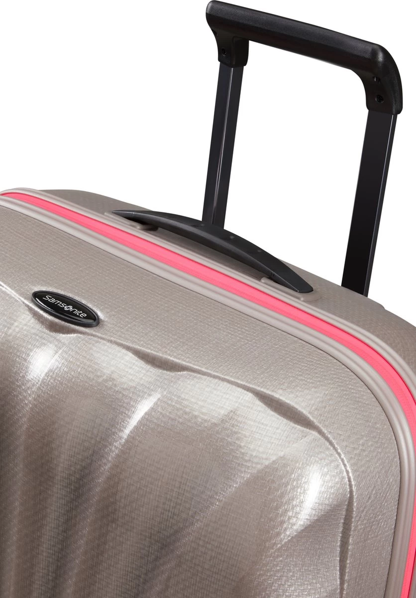 Samsonite Reiskoffer - C-Lite Spinner Uitbreidbaar (4 Wielen) 75 Cm - Pearl/Fuchsia - 2.8 Kg 6 Samsonite Reiskoffer - C-Lite Spinner Uitbreidbaar (4 Wielen) 75 Cm - Pearl/Fuchsia - 2.8 Kg - Afbeelding 6