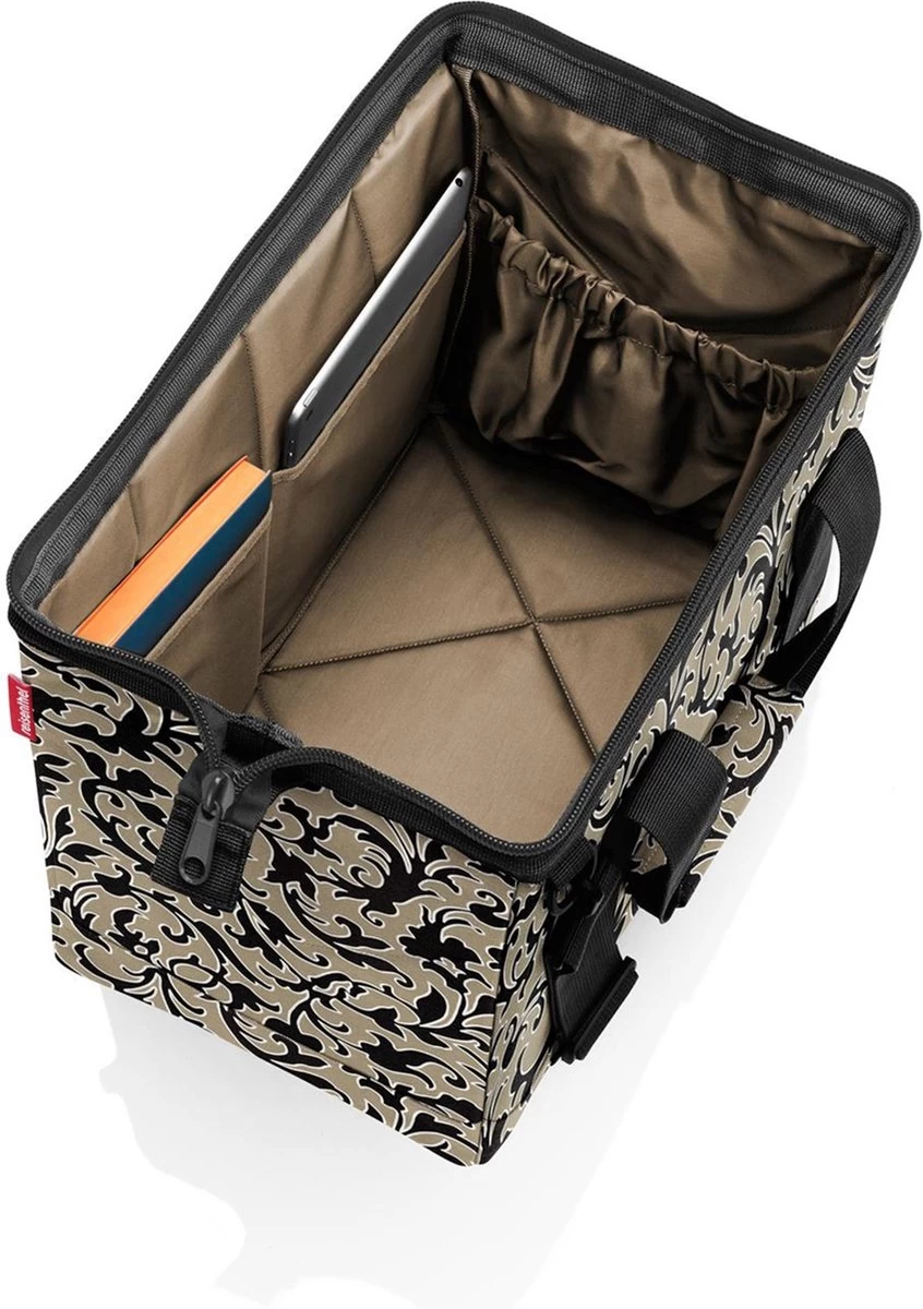 Reisenthel Allrounder M Reistas Sporttas - 18L - Baroque Marble Zwart 3 Reisenthel Allrounder M Reistas Sporttas - 18L - Baroque Marble Zwart - Afbeelding 3