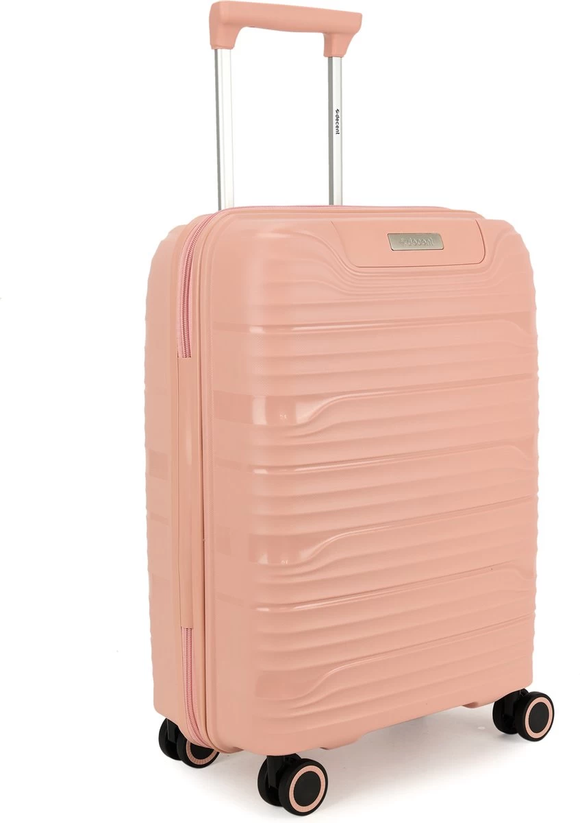 Decent EXPLORER PP Handbagage Trolley 55 Cm - 38 Liter - Pink 2 Decent EXPLORER PP Handbagage Trolley 55 Cm - 38 Liter - Pink - Afbeelding 2