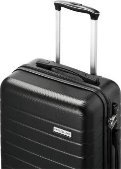 Swiss Alpine 2.0 - Handbagage Koffer - 55x35x20 Cm - 4 Wielen - Zwart -Reisopslagwinkel 857x1200 2