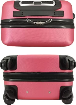 SB Travelbags Bagage Koffer 75cm 4 Wielen Trolley - Roze -Reisopslagwinkel 873x1200 3
