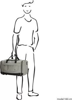 Enrico Benetti Orlando 35300 S Reistas / Sporttas 41 Liter - Grijs -Reisopslagwinkel 873x1200 5