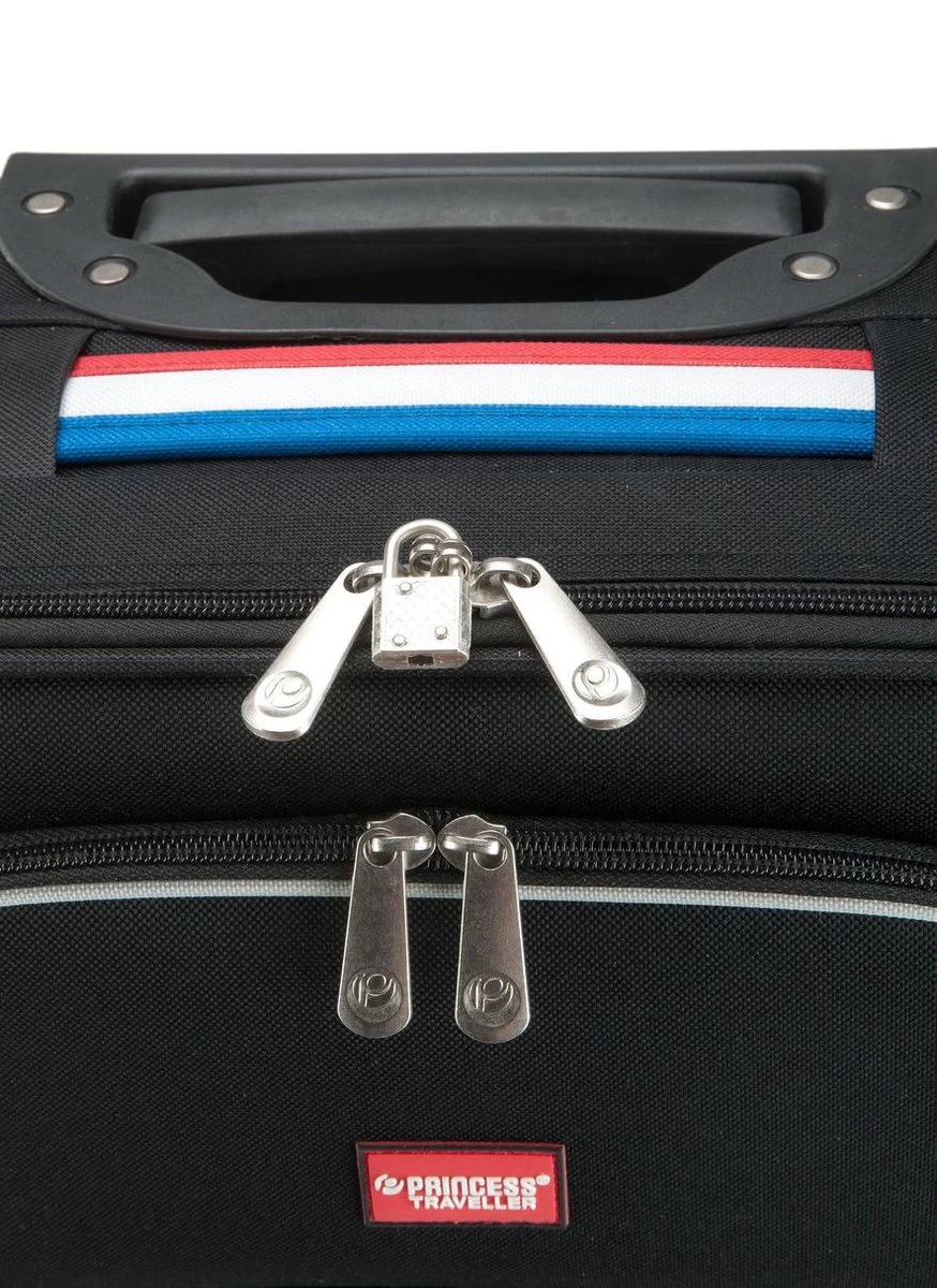Princess Barcelona Dutch Design - Reiskoffer - 75 Cm - Zwart 2 Princess Barcelona Dutch Design - Reiskoffer - 75 Cm - Zwart - Afbeelding 2