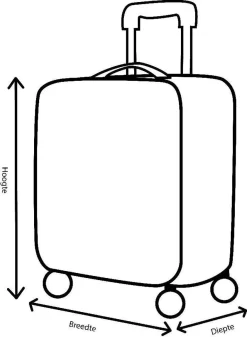 Decent Lumi Fix Handbagage Koffer - 55 Cm - Black/Blue -Reisopslagwinkel 879x1200 2