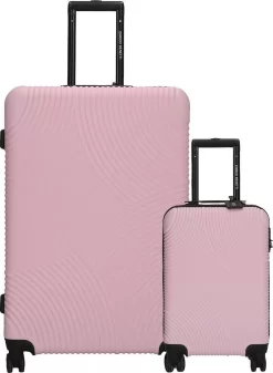 Enrico Benetti Louisville Kofferset Tweedelig - 39040-02 - Roze -Reisopslagwinkel 880x1200 1