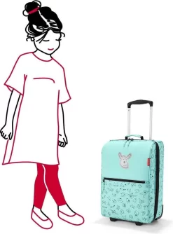Reisenthel Trolley XS Kids Reiskoffer Kind - Maat XS - 12L - Cats&Dogs Mint -Reisopslagwinkel 887x1200 1