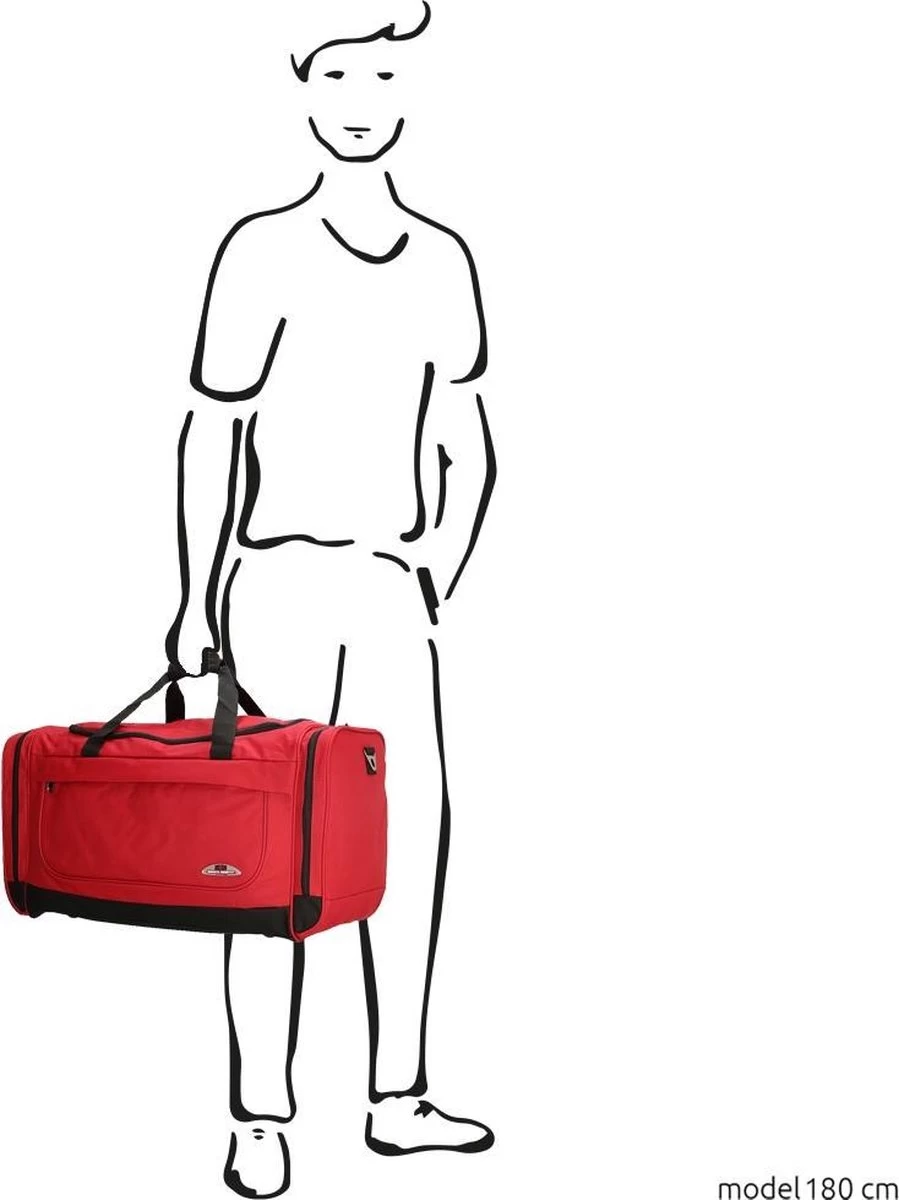 Enrico Benetti Orlando 35301 M Reistas / Sporttas 62 Liter - Rood 2 Enrico Benetti Orlando 35301 M Reistas / Sporttas 62 Liter - Rood - Afbeelding 2
