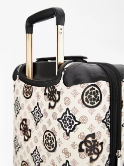 Guess House Party 18 In 4 Wheeler Dames Reiskoffer - Cream Multi Logo 19 Guess House Party 18 In 4 Wheeler Dames Reiskoffer - Cream Multi Logo -Reisopslagwinkel 900x1200 3