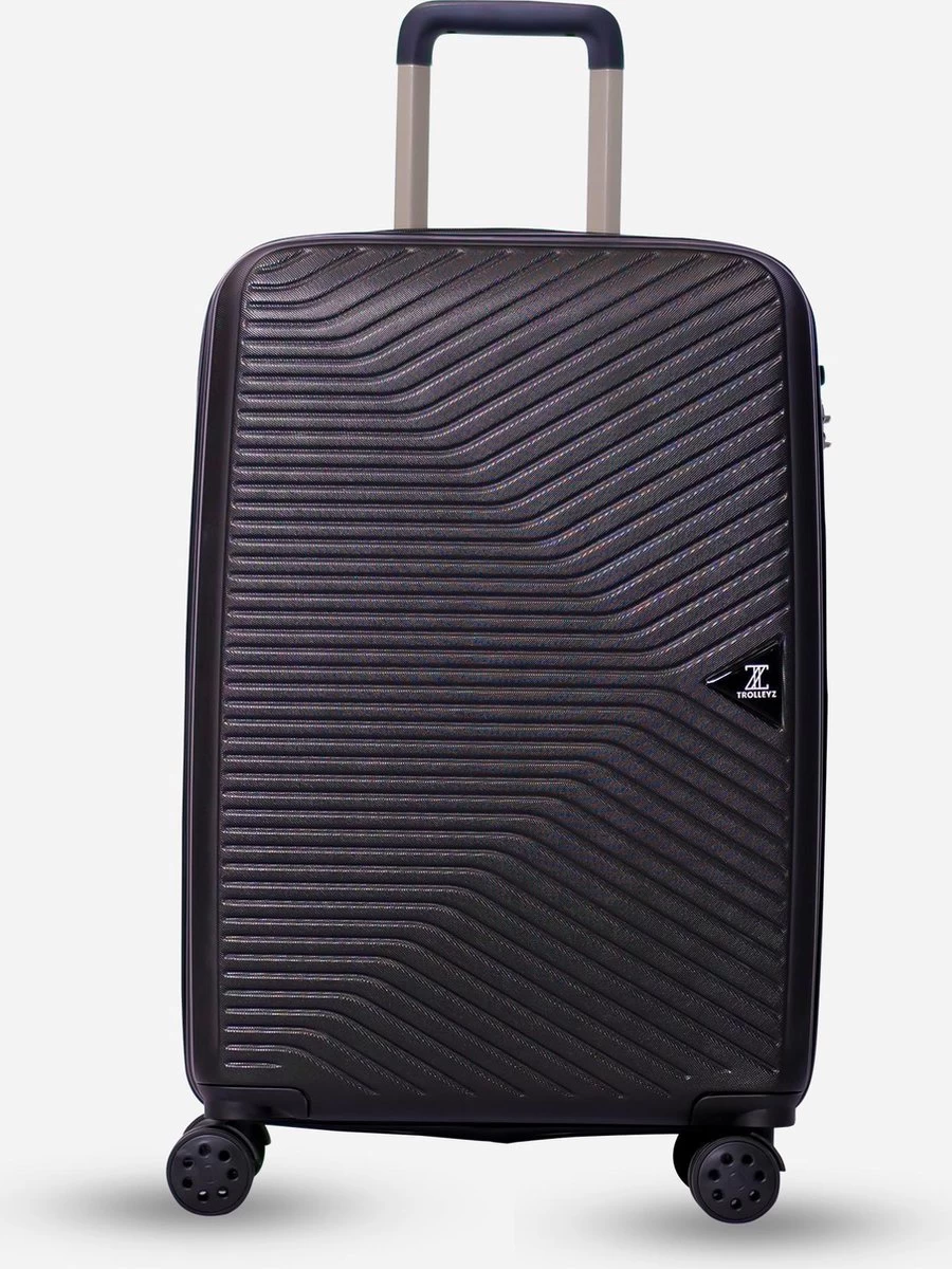 ©TROLLEYZ - Ibiza No.3 - Reiskoffer 69cm Met TSA Slot - Dubbele Wielen - 360° Spinners - 100% ABS - Reiskoffer In Night Black 8 ©TROLLEYZ - Ibiza No.3 - Reiskoffer 69cm Met TSA Slot - Dubbele Wielen - 360° Spinners - 100% ABS - Reiskoffer In Night Black - Afbeelding 8