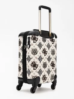 Guess House Party 18 In 4 Wheeler Dames Reiskoffer - Cream Multi Logo 20 Guess House Party 18 In 4 Wheeler Dames Reiskoffer - Cream Multi Logo -Reisopslagwinkel 900x1200 4