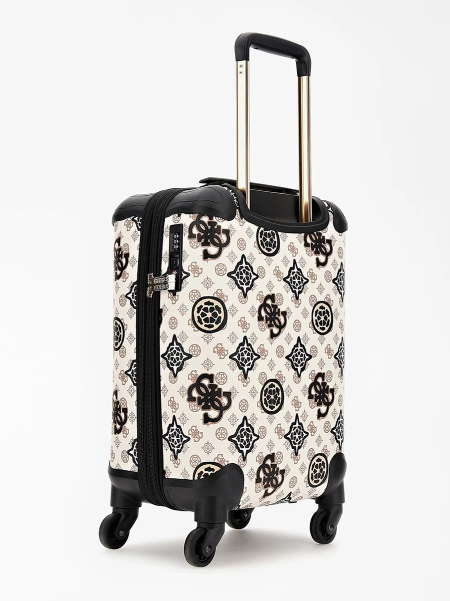 Guess House Party 18 In 4 Wheeler Dames Reiskoffer - Cream Multi Logo 9 Guess House Party 18 In 4 Wheeler Dames Reiskoffer - Cream Multi Logo - Afbeelding 9