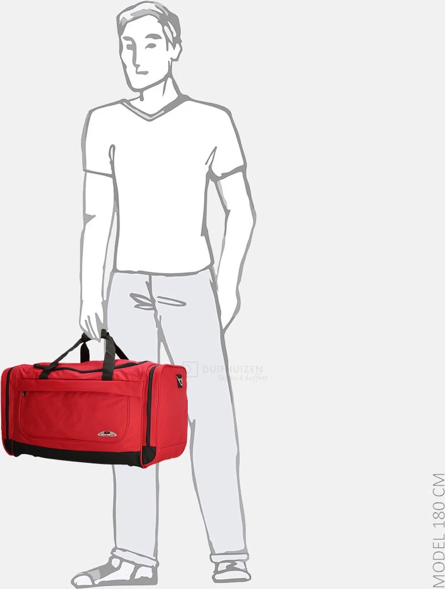 Enrico Benetti Orlando 35301 M Reistas / Sporttas 62 Liter - Rood 11 Enrico Benetti Orlando 35301 M Reistas / Sporttas 62 Liter - Rood - Afbeelding 11