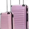 Castillo Quadrant 2 Delige ABS Kofferset (XL+S) - Soft Pink