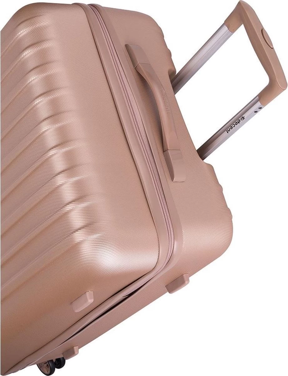 Decent Tranporto-One Handbagage Koffer 55 Cm - Zalmroze 6 Decent Tranporto-One Handbagage Koffer 55 Cm - Zalmroze - Afbeelding 6