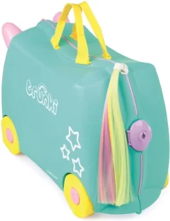 Trunki Ride-On Handbagage Koffer 46 Cm - Eenhoorn -Reisopslagwinkel 922x1200