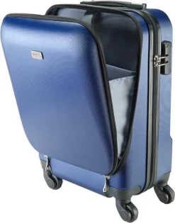 Princess Traveller Sydney - Handbagagekoffer - Laptop Vak - Blauw - S - 55cm -Reisopslagwinkel 940x1200 1