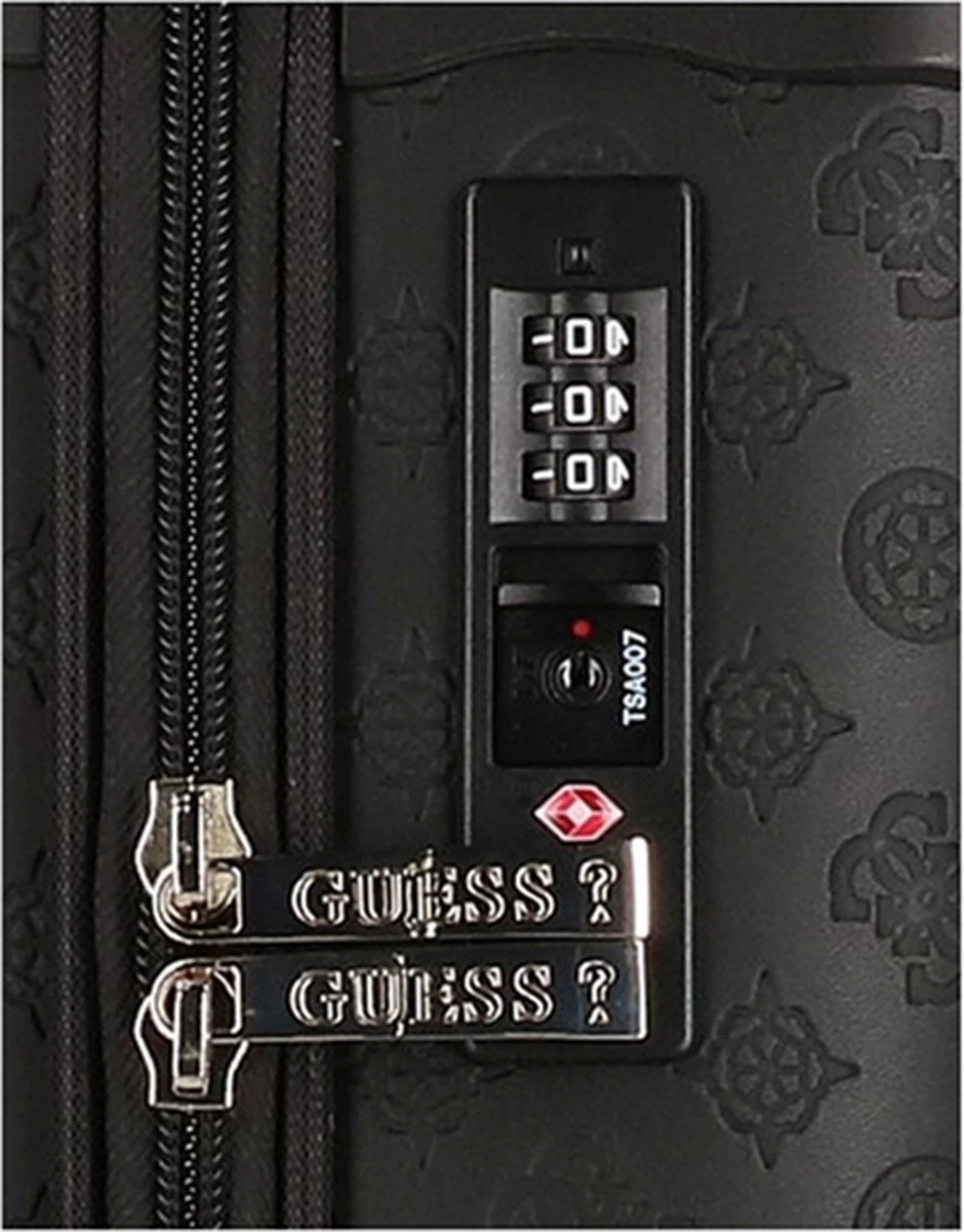 Guess Wilder 18 In 4 Dames Reiskoffer - Zwart 11 Guess Wilder 18 In 4 Dames Reiskoffer - Zwart - Afbeelding 11