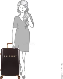 SUITSUIT - Fab Seventies Classic - Espresso Black - Reiskoffer (66 Cm) -Reisopslagwinkel 950x1200