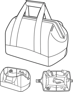 Reisenthel Allrounder L Reistas Sporttas - 30L - Signature Navy Blauw 8 Reisenthel Allrounder L Reistas Sporttas - 30L - Signature Navy Blauw -Reisopslagwinkel 953x1200 2