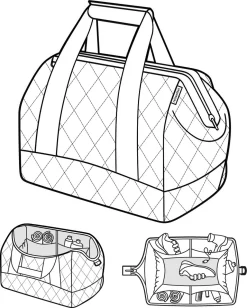 Reisenthel Allrounder L Reistas Sporttas - 30L - Rhombus Midnight Gold Blauw 19 Reisenthel Allrounder L Reistas Sporttas - 30L - Rhombus Midnight Gold Blauw -Reisopslagwinkel 961x1200 3