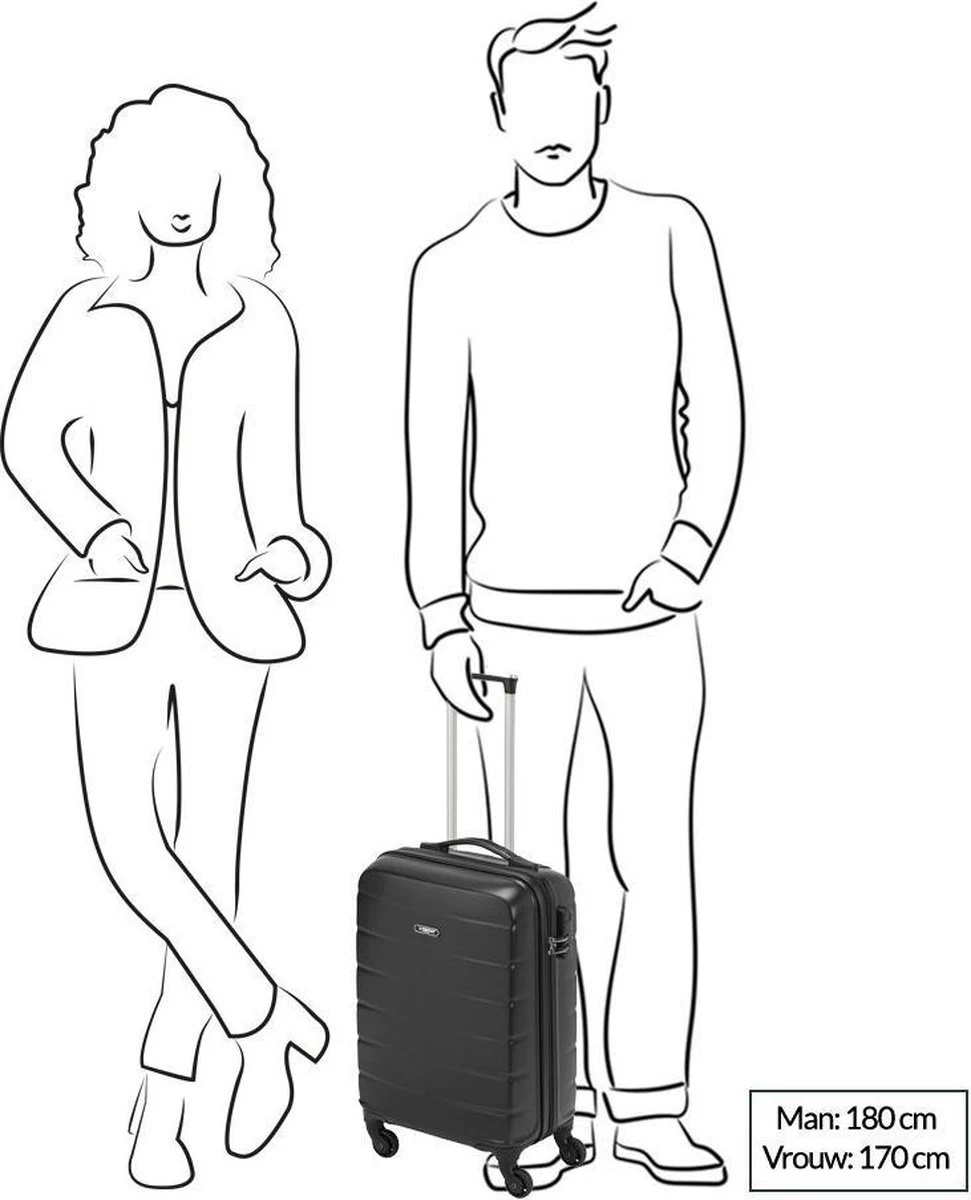 Princess Traveller Grenada - Reiskoffer - 56 Cm - Rood 8 Princess Traveller Grenada - Reiskoffer - 56 Cm - Rood - Afbeelding 8