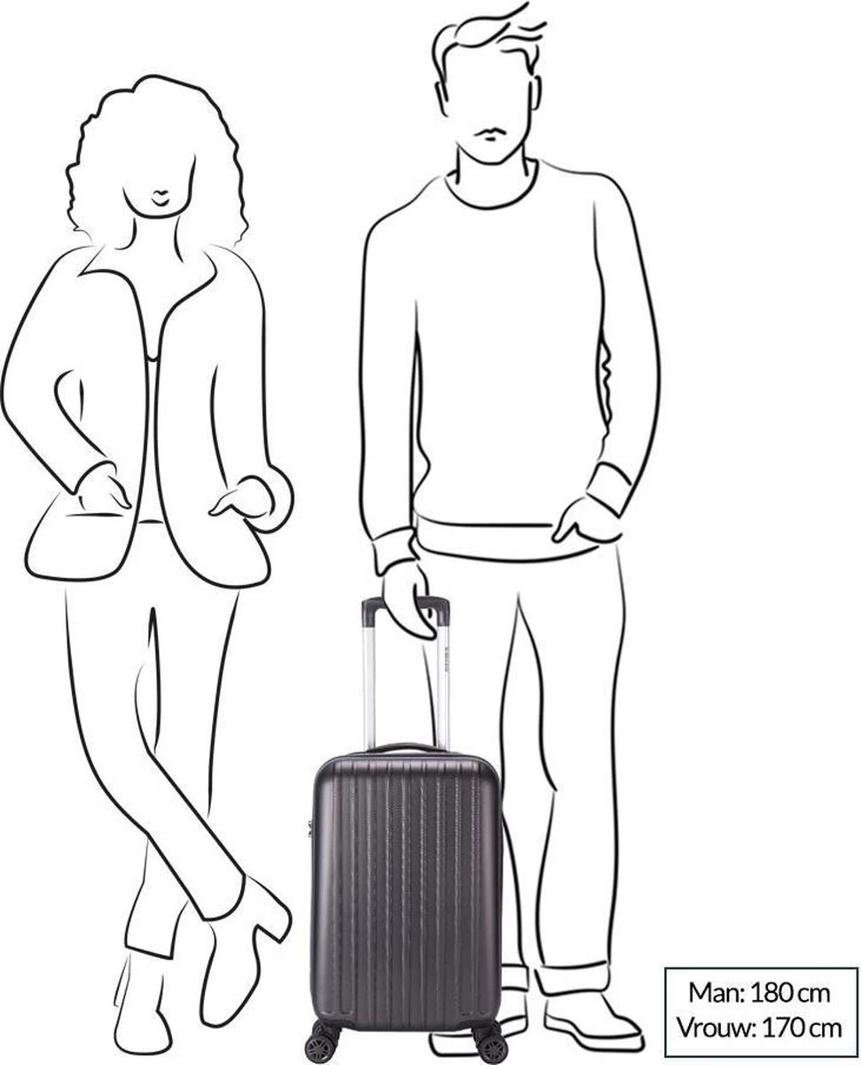 Decent Tranporto-One Handbagage Koffer 55 Cm - Zalmroze 20 Decent Tranporto-One Handbagage Koffer 55 Cm - Zalmroze - Afbeelding 20