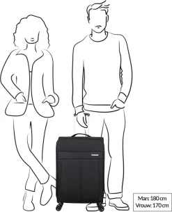 Decent D-Upright Medium Koffer - 66 Cm Expandable - TSA Slot - Bordeaux Rood -Reisopslagwinkel 973x1200 10