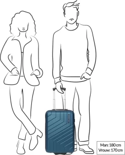 Line Brooks Handbagage Koffer Upright 55 Pearl Blue -Reisopslagwinkel 973x1200 5