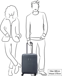 Delsey Handbagage Harde Koffer / Trolley / Reiskoffer - Freestyle - 55 Cm - Grijs 20 Delsey Handbagage Harde Koffer / Trolley / Reiskoffer - Freestyle - 55 Cm - Grijs -Reisopslagwinkel 973x1200 7