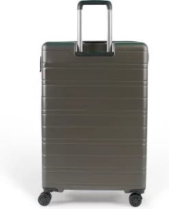 ©TROLLEYZ - Amsterdam No.9 - Reiskoffer 78cm Met TSA Slot - Dubbele Wielen - 360° Spinners - 100% ABS - Reiskoffer In Cloudy Grey -Reisopslagwinkel 975x1200 20