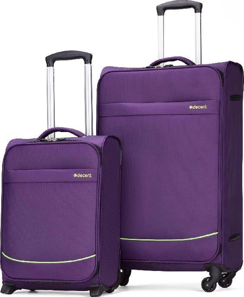 Decent Handbagage Koffer Super-Light 50 - Paars 20 Decent Handbagage Koffer Super-Light 50 - Paars - Afbeelding 20