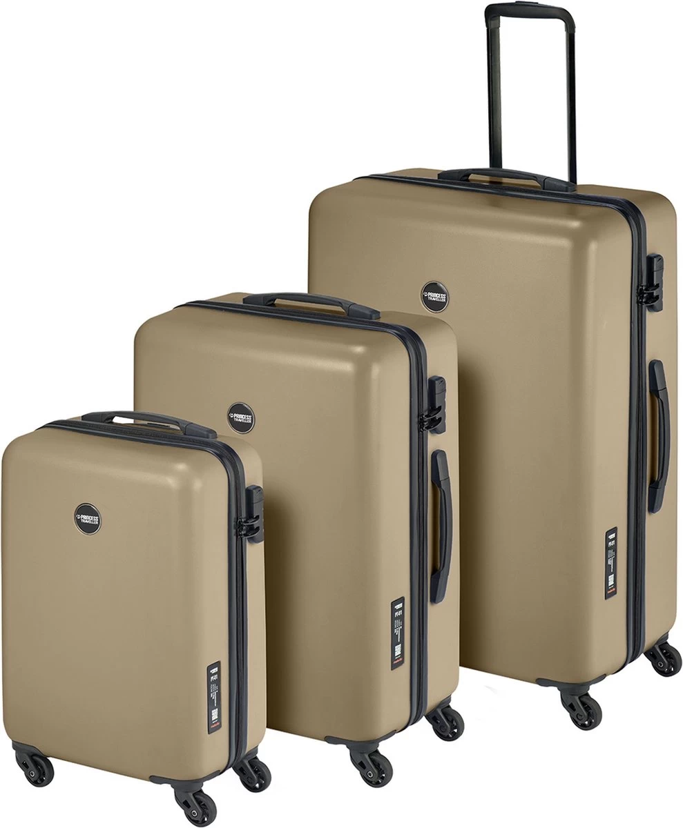 Princess Traveller PT01 - Reiskoffer - Pristine Bronze - M - 67cm 7 Princess Traveller PT01 - Reiskoffer - Pristine Bronze - M - 67cm - Afbeelding 7